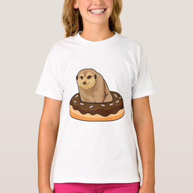 Camiseta Meerkat com Rosquinha (Frente)