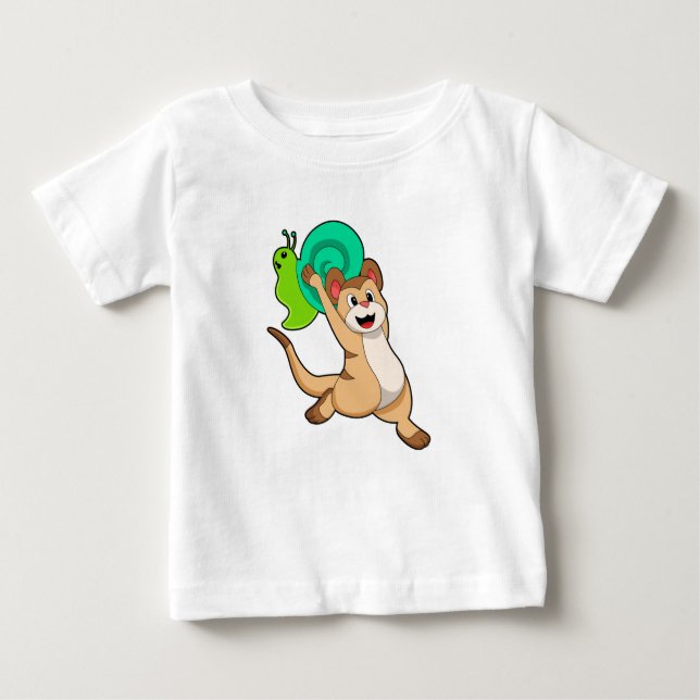Camiseta Meerkat com Snail.PNG (Frente)