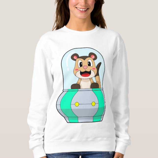 Camiseta Meerkat com Submarino (Frente)