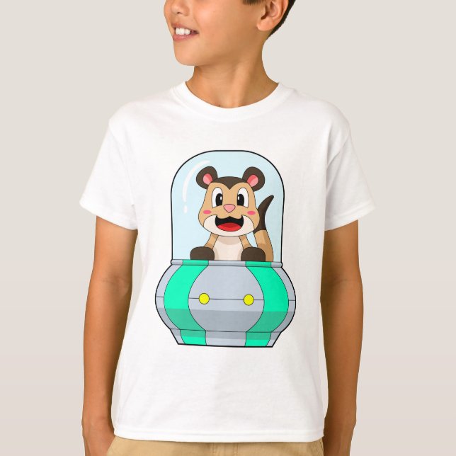 Camiseta Meerkat com Submarino (Frente)