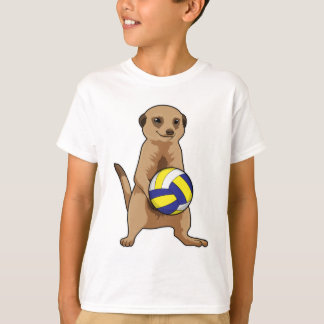 Camiseta Meerkat com voleibol