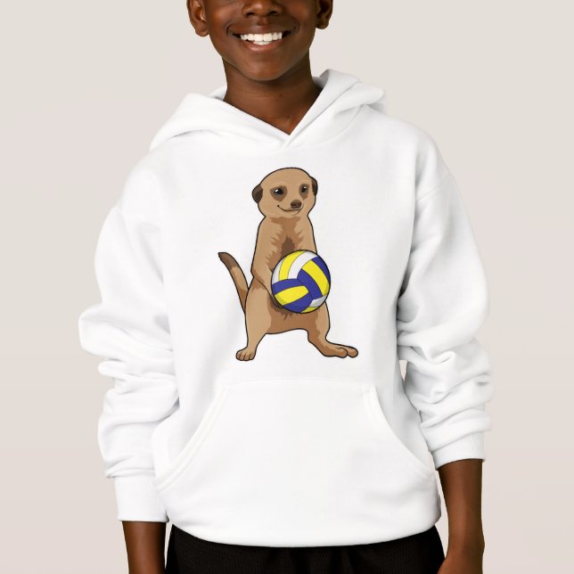 Camiseta Meerkat com voleibol (Frente)