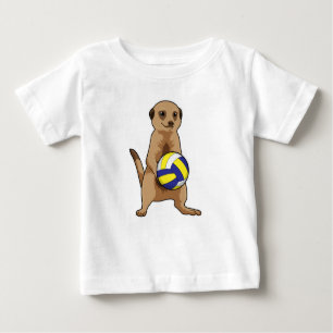 Camiseta Meerkat com voleibol
