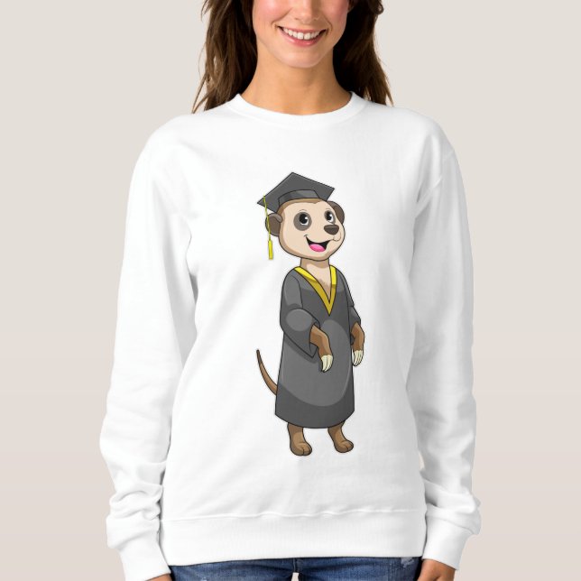 Camiseta Meerkat como estudante de Diploma (Frente)