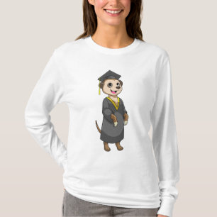 Camiseta Meerkat como estudante de Diploma