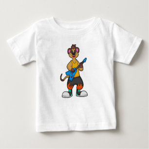 Camiseta Meerkat como músico com violão