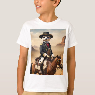 Camiseta Meerkat Em Um Cavalo Pode Ser O Único Estranho