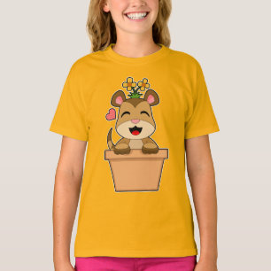 Camiseta Meerkat Flower