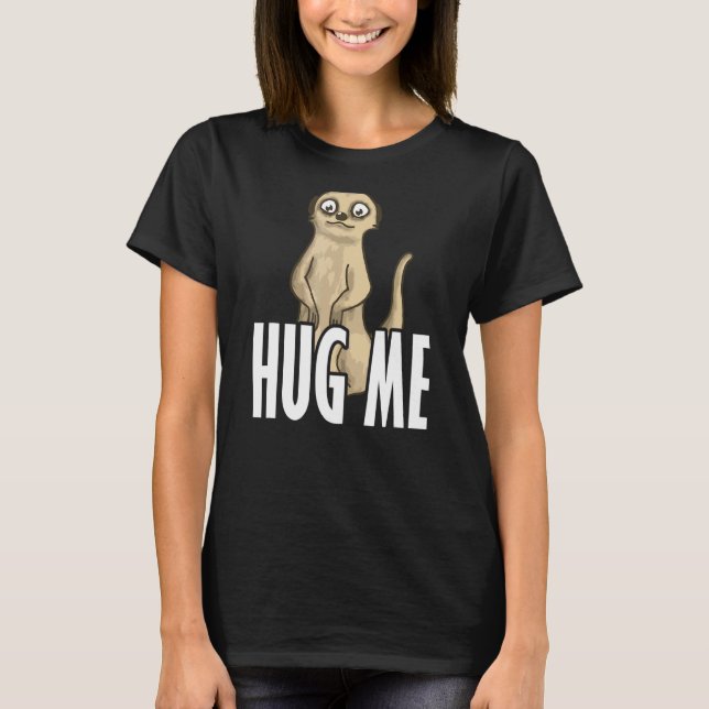 Camiseta meerkat fofo (Frente)