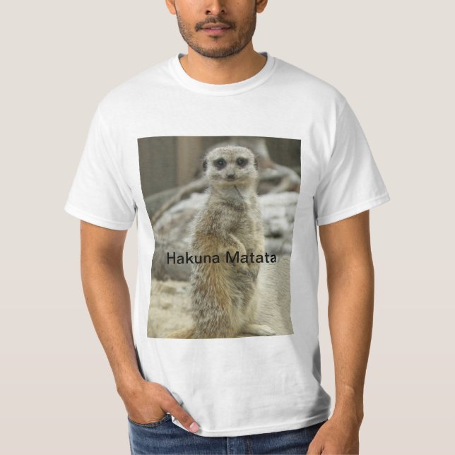 Camiseta Meerkat Hakuna Matata (Frente)