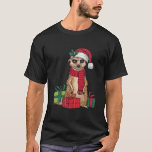 Camiseta Meerkat Lover Xmas Holiday Papais noeis Meerkat Na