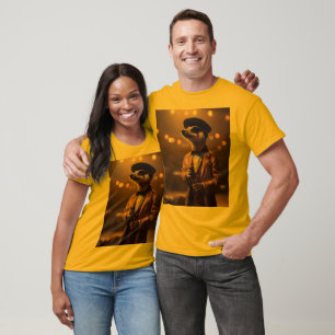 Camiseta "Meerkat Moonlight: A Crooner's Serenade"