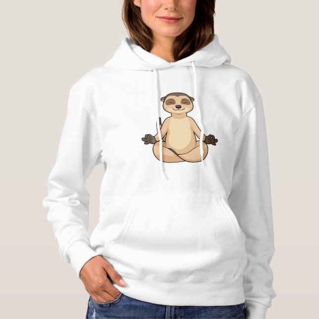 Camiseta Meerkat na Meditação Yoga (Frente)