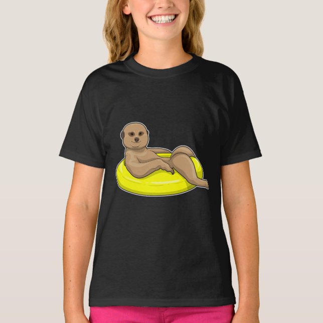 Camiseta Meerkat Nadando Lifebuoy (Frente)