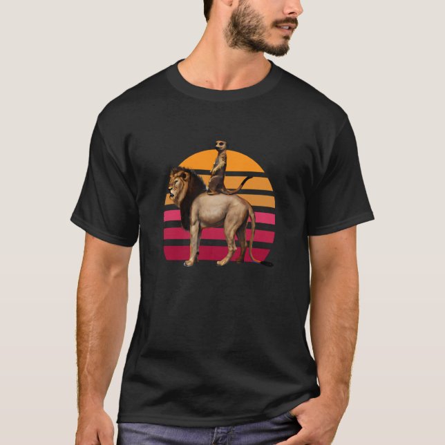 Camiseta Meerkat on Lion (Frente)