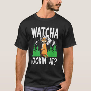 Camiseta Meerkat Para Um Visitante De Zoo Meerkat