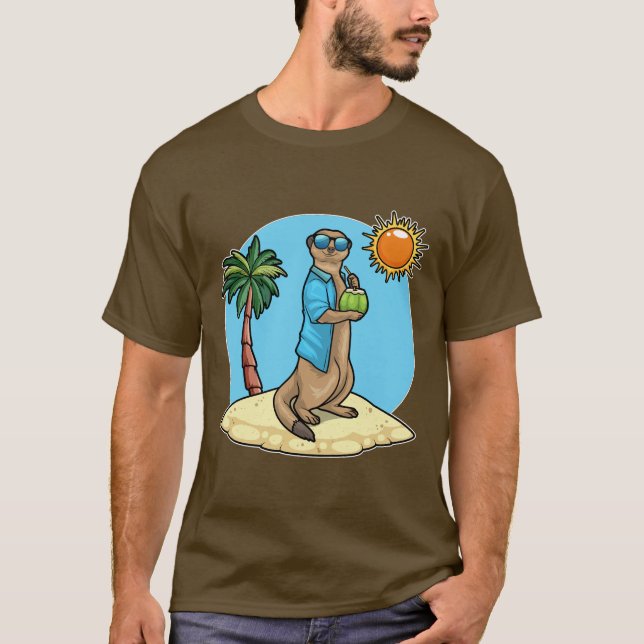 Camiseta Meerkat Summer Coconut (Frente)