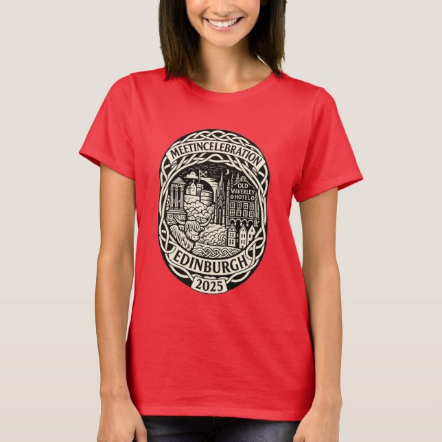 Camiseta MeetinCelebration Edinburgh 2025 - Night Time (Frente)
