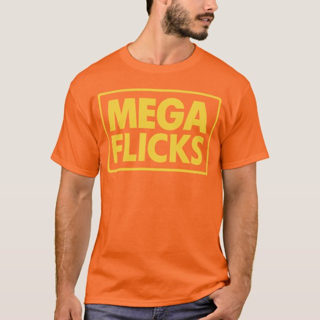 CAMISETA MEGA FLICKS (Frente)