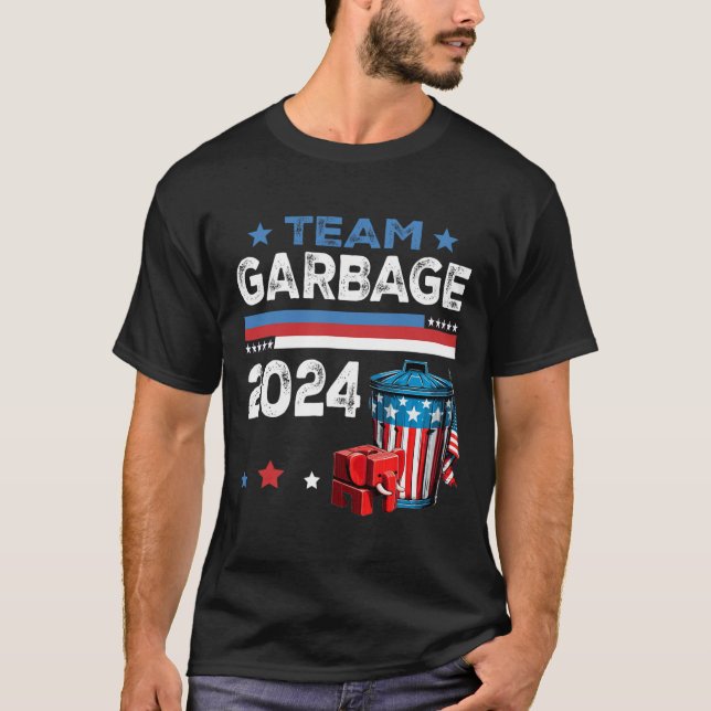 Camiseta Mega Garbage Orud Trump Supporter 2 (Frente)