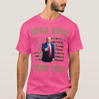 Camiseta mega rei, mega rei Trump 2024