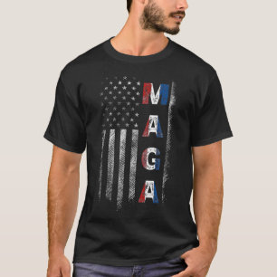Camiseta Mega Trump 2024 US Flag American