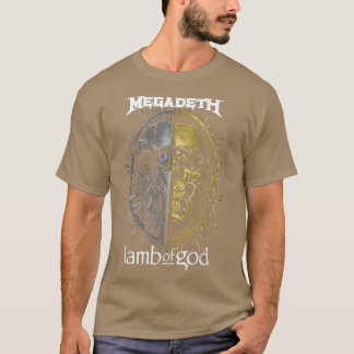 Camiseta Megadeth Lamb of GodMetal Tour do Ano Corpus