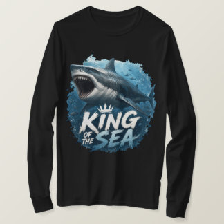 Camiseta Megalodon Rei Do Mar Design Divertido Amante De Tu