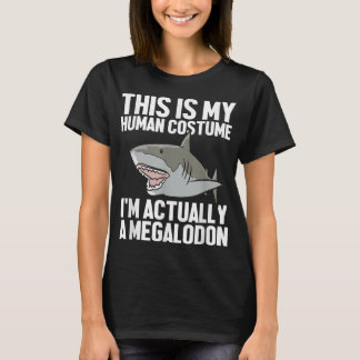 Camiseta Megalodon Shark Gift Megaladon Vivo Eu sou Realmen