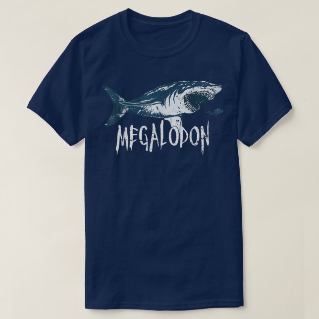 Camiseta Megalodon Shark Lovers (Frente do Design)