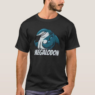 Camiseta Megalodon Tubarão-Gigante Maior Oceano
