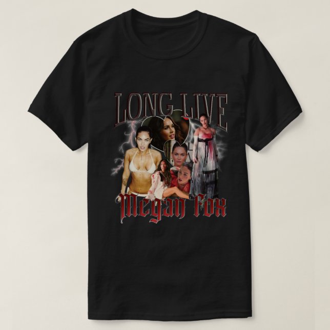 Camiseta Megan Fox Bootleg Design (Frente do Design)