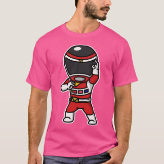 Camiseta Megared Denji Sentai Megaranger Chibi Style Kawaii