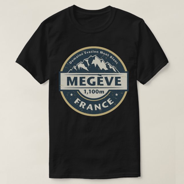 Camiseta Megeve France (Frente do Design)
