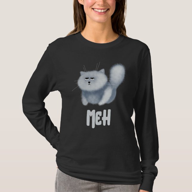 Camiseta Meh Cat  for Cat  Pet (Frente)