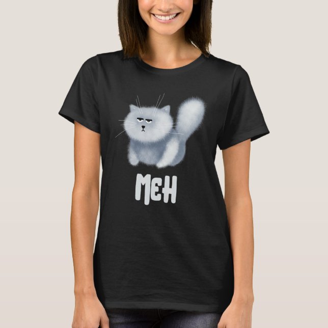Camiseta Meh Cat  for Cat  Pet (Frente)