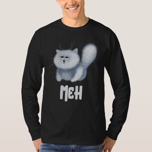 Camiseta Meh Cat  for Cat  Pet (Frente)