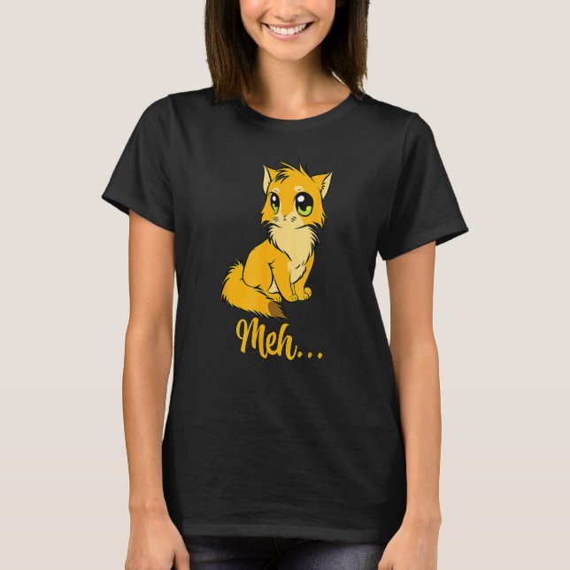 Camiseta Meh Cat Para Cat (Frente)