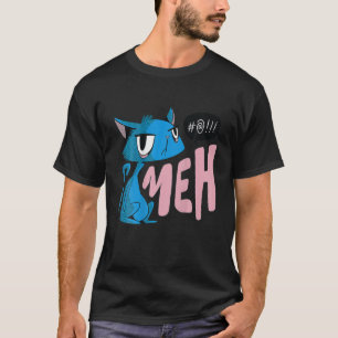 Camiseta Meh Gift Engraçado Para Mães De Gato E Pais De Gat