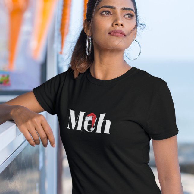 Camiseta Meh Sarcastic Natal (Criador carregado)