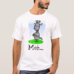 Camiseta Meh velho irritado da cabra