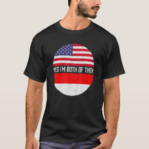 Camiseta Meia-Americana Semelhante à Heri da Família de Ban