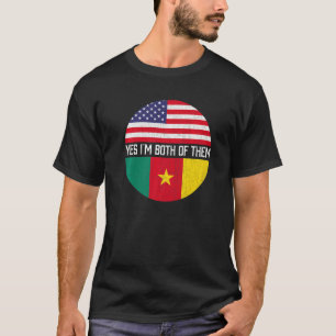 Camiseta Meia-Americana Semelhante Camarões - Família De Ba