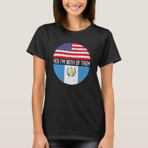 Camiseta Meia-Americana Semestre guatemalteca dos Estados U