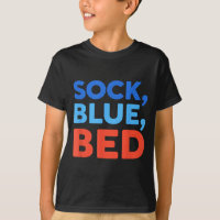 Meia Azul Cama Meme Engraçado