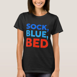 Camiseta Meia Azul Cama Piada Meme