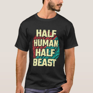 Camiseta Meia-Camisa De Besta Humana