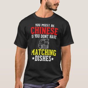 Camiseta Meia comida chinesa metade dos americanos torce pr