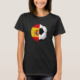 Camiseta Meia Espanha Sinalizador Meia Futebol de Futebol