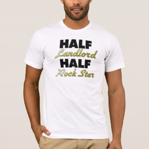 Camiseta Meia estrela do rock do meio proprietário